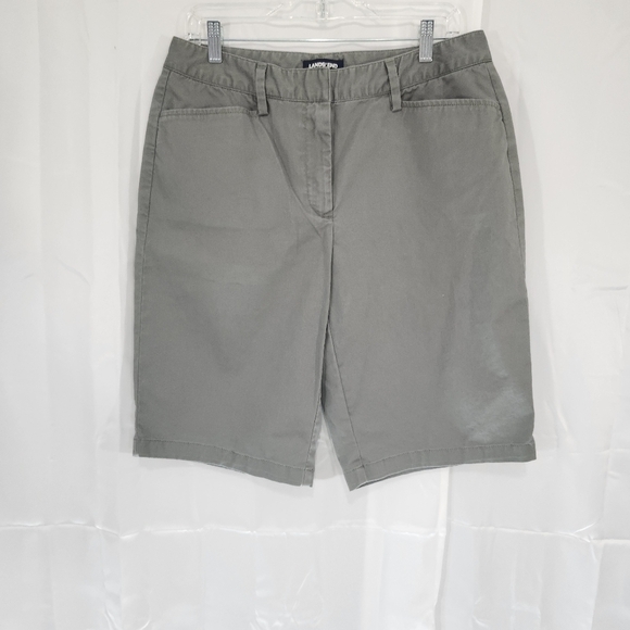 Lands' End Pants - Lands End Dize 10 Light Olive Greem Women's Shorts